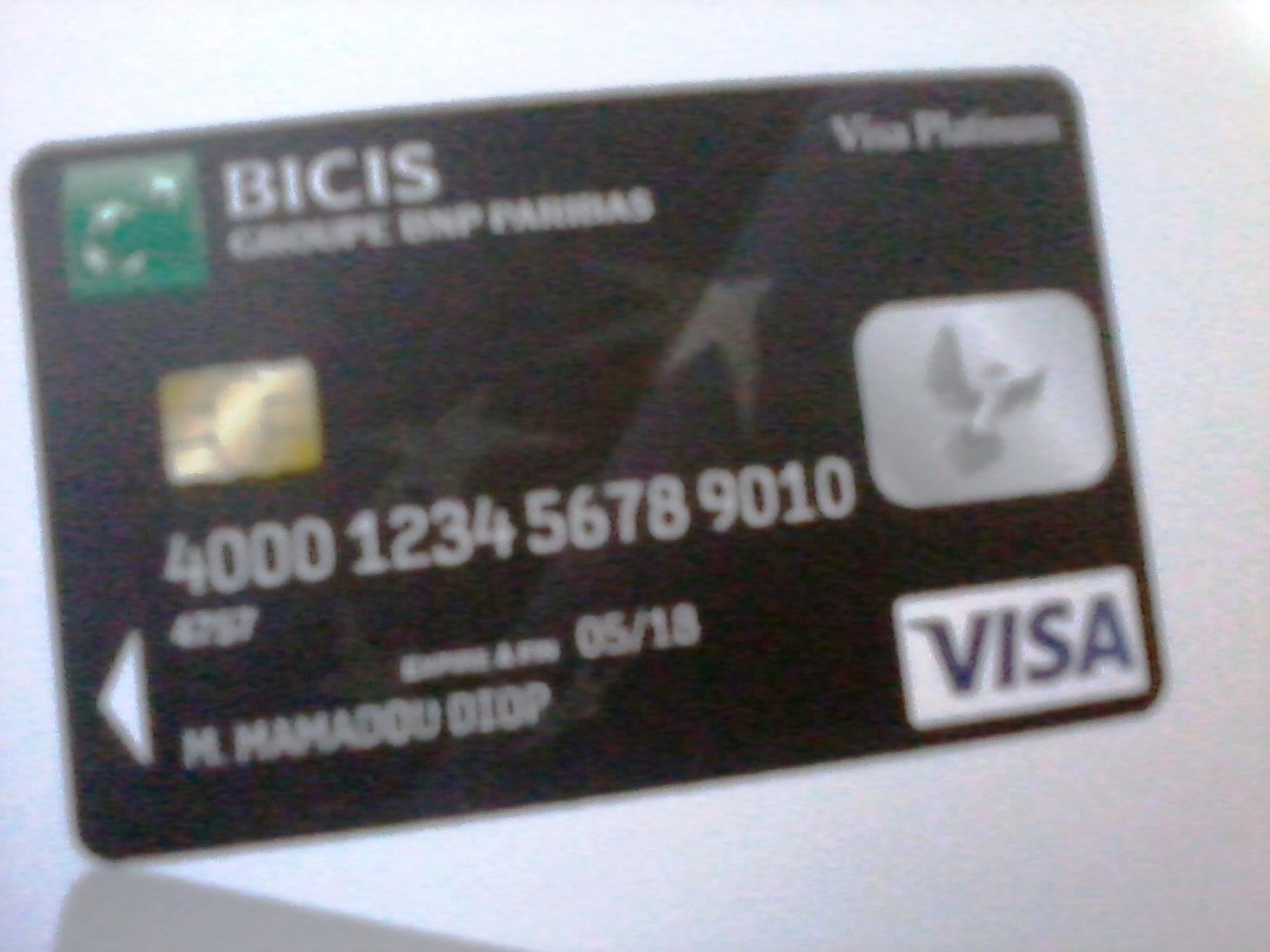 La carte VISA Platinum, une exclusivité chez BICIS