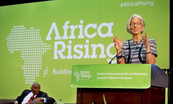 FMI: À Maputo, Lagarde invitée à se méfier du mythe de l&rsquo;essor de l&rsquo;Afrique
