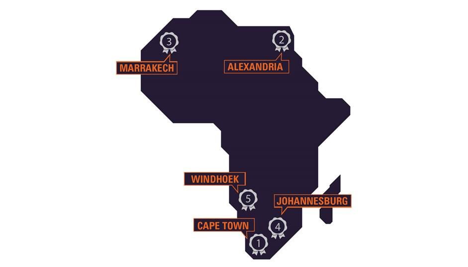 Top 5 des villes africaines les plus populaires sur le net