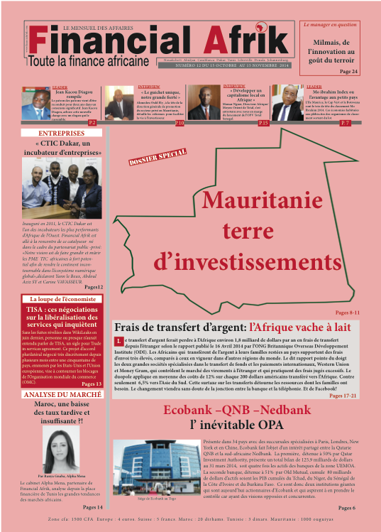 Dossier Spécial Mauritanie: créer son entreprise à l’Ouguiya symbolique
