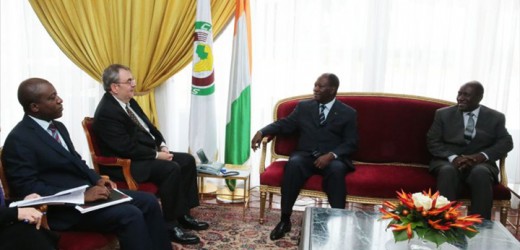Le président ivoirien Alassane Ouattara reçoit le nouveau président de la BAD