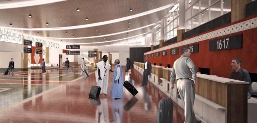 Le nouvel aéroport de Nouakchott en piste de décollage