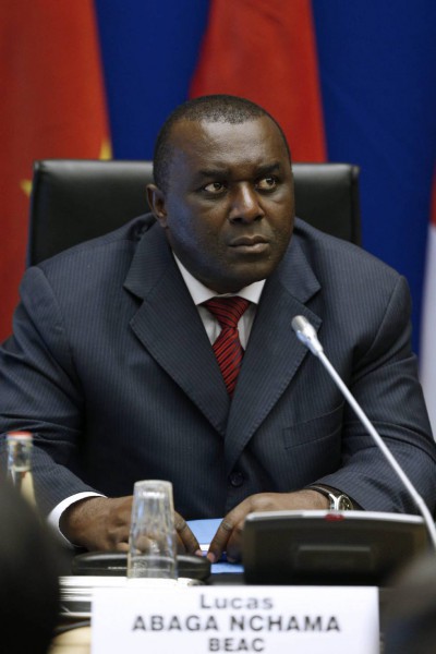 Lucas Abaga Nchama,  Gouverneur de Banque des États d'Afrique centrale (BEAC)