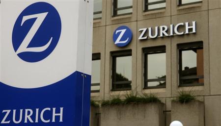 The logo of Zurich Insurance Group is seen at the company's headquarters in Zurich