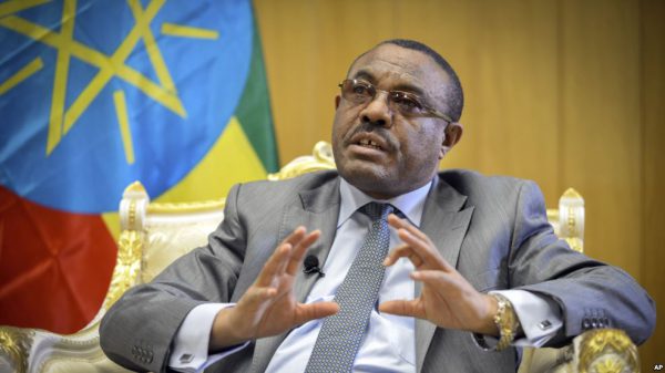 le Premier ministre Éthiopien Hailemariam Desalegn