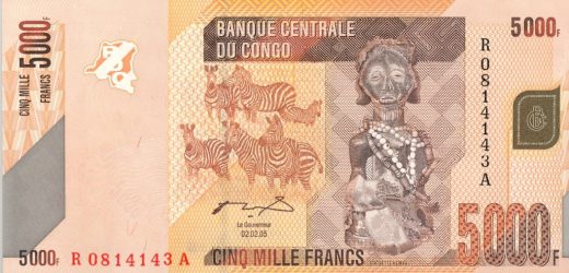 RDC: le franc congolais plonge malgré le soutien de la Banque Centrale