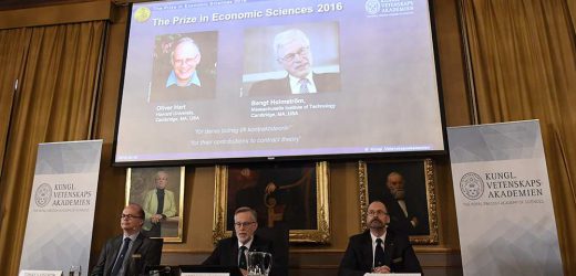 Oliver Hart et Bengt Holmström reçoivent le prix Nobel d’économie