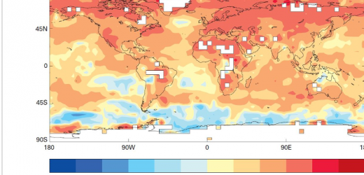 Le climat mondial 2011-2015: chaud et fantasque