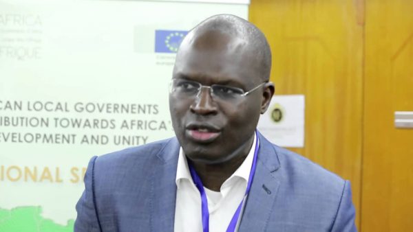 Khalifa Sall , maire de Dakar et président de CGLU Afrique