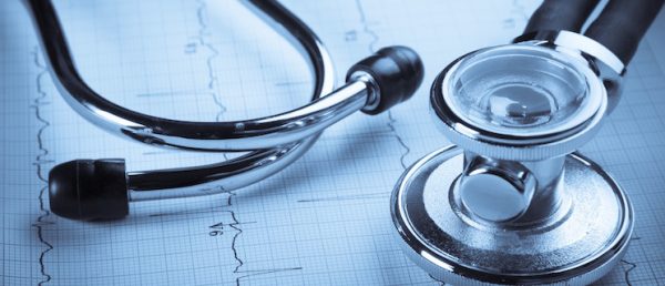 Stethoscope and EKG