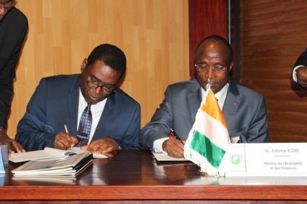 Signature de convention CI-BAD pour le financement de 2PAI Région du Bélier