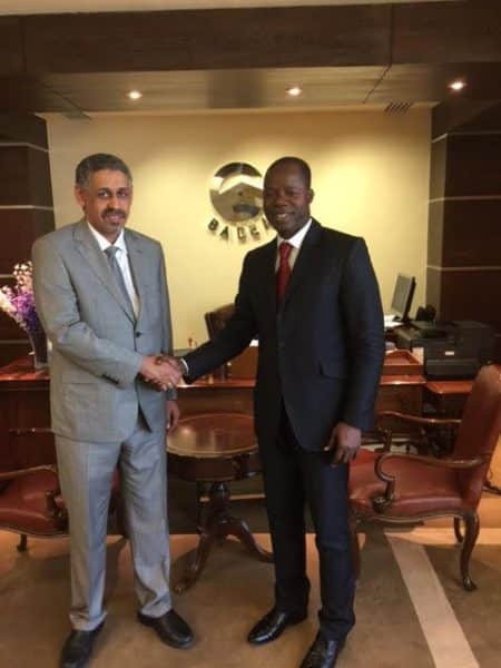 Archives: Sidi Ould Tah, Directeur général de la BADEA et Idrissa Nassa, PDG Coris Bank 