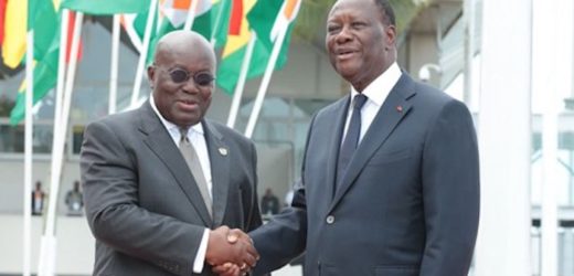 Alassane Ouattara entame une visite de deux jours au Ghana