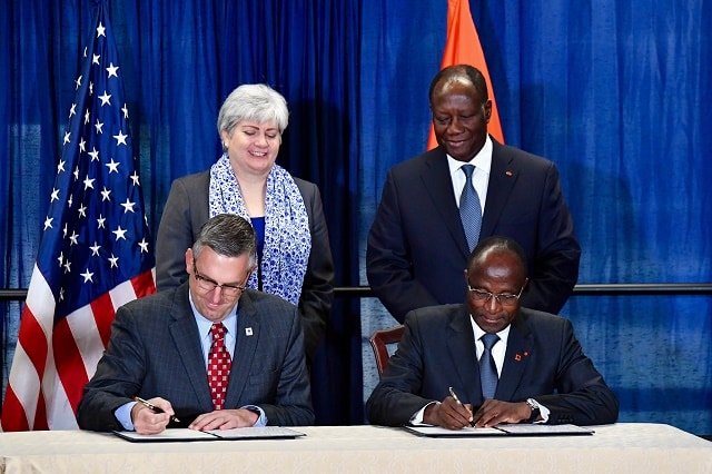 Côte d’Ivoire : les États-Unis font un don de 524 millions de dollars dans le cadre du MCC
