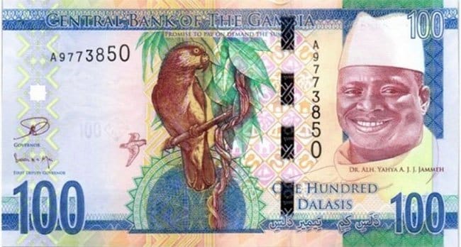 Gambie : l’Etat annonce le retrait des billets de banque à l’effigie de Yahya Jammeh