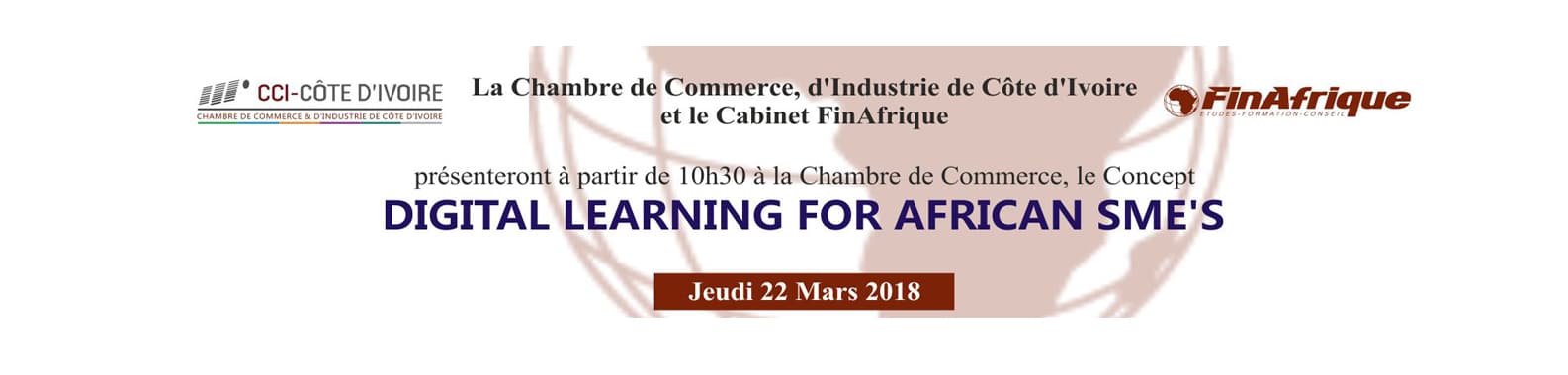 Lancement du Concept Digital Learning for African SME’S