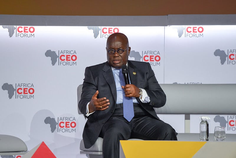 Nana Akufo-Addo, Président du Ghana et Paul Polman, PDG d&rsquo;Unilever, face à face au AFRICA CEO FORUM