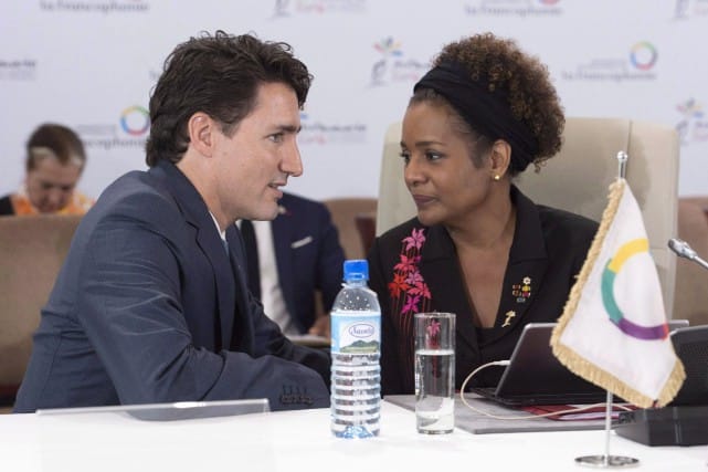 Justin Trudeau appelle au renouvellement du mandat de Michaëlle Jean, Secrétaire générale de la Francophonie