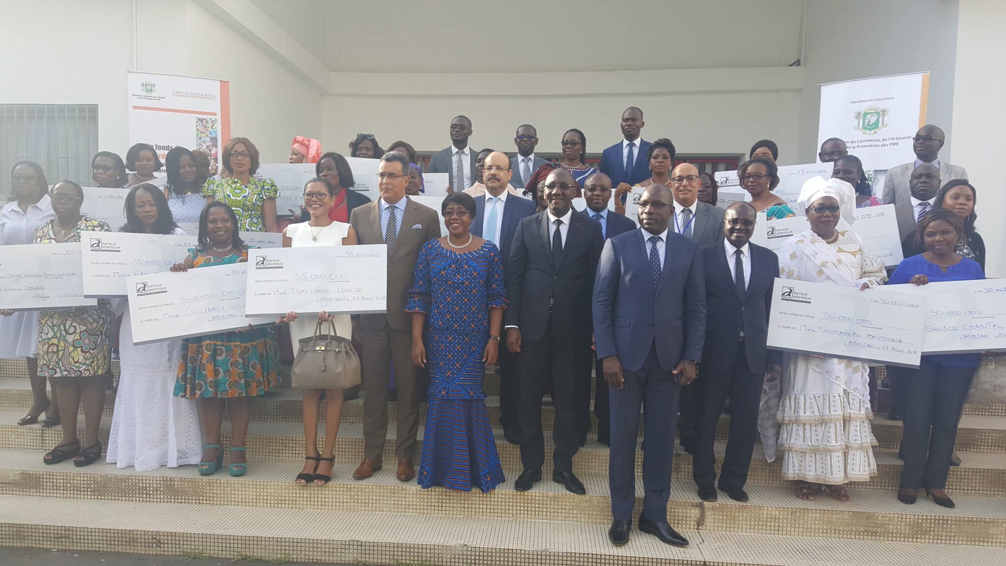 Côte d’Ivoire : Banque Atlantique accorde 354 millions FCFA à 25 PME dirigées par des femmes