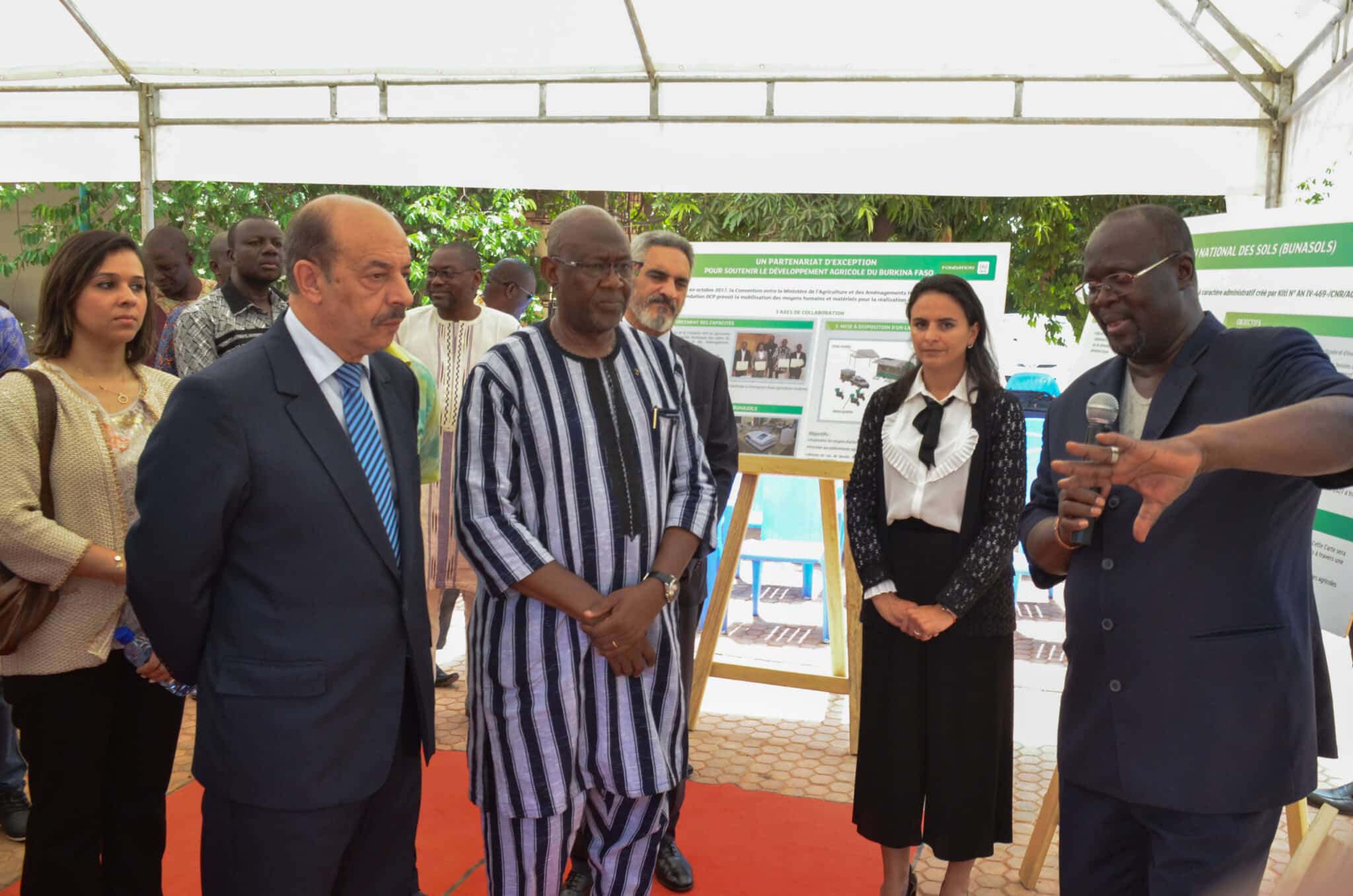 Fondation OCP / lancement de la caravane agricole au Burkina Faso