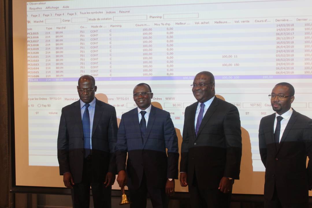 Première cotation de l’emprunt obligataire du Togo
