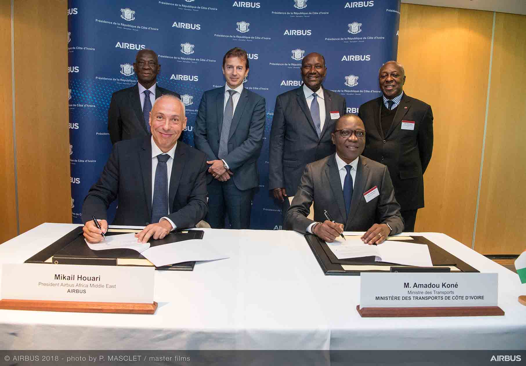 La Côte d’Ivoire signe un accord avec Airbus pour le développement d’une industrie aéronautique et spatiale