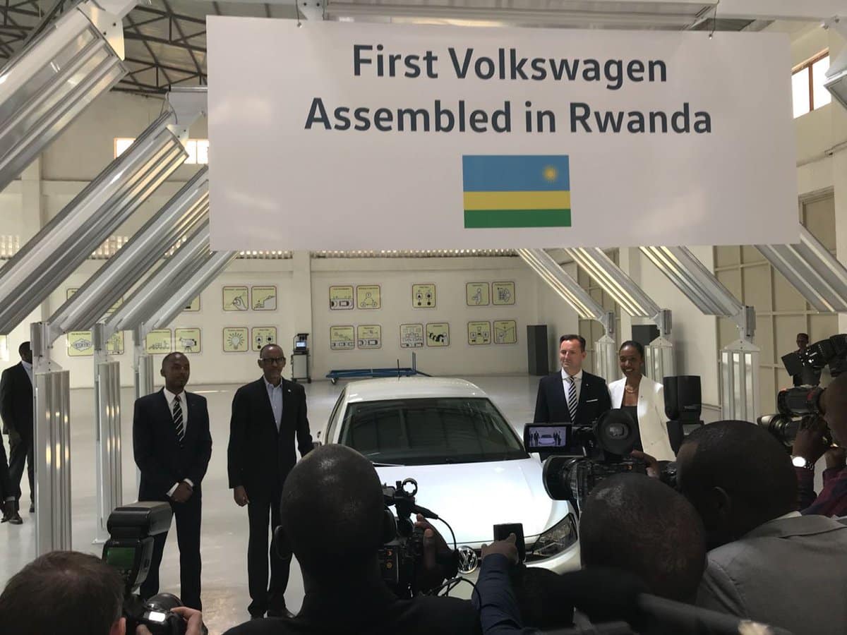 Volkswagen implante une usine de montage au Rwanda