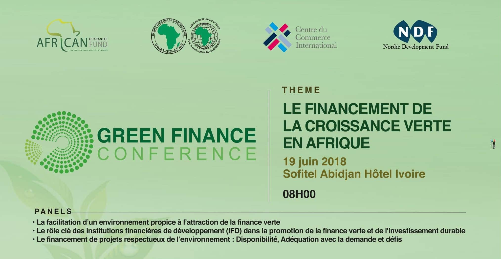 Green Finance Conference : le financement des PME au cœur de la croissance verte en Afrique
