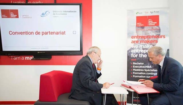 L’Université Internationale de Casablanca et l’Université Privée de Marrakech signent un accord-cadre bilatéral avec emlyon business school