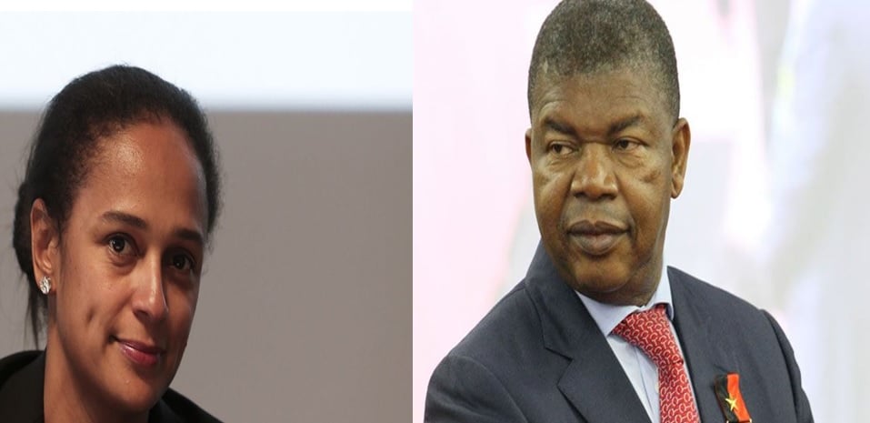 Nouvelle bataille entre Isabel dos Santos et João Lourenço