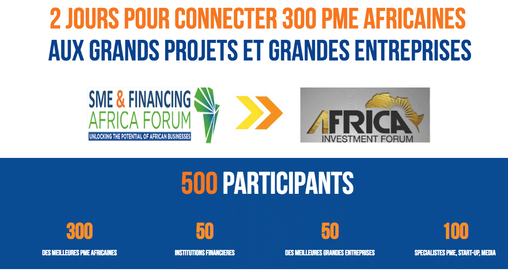SME & Financing Africa forum: Premier forum de développement et de financement des PME