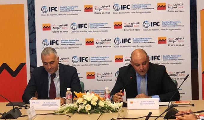 Signature d’une convention de prêt entre la SFI et Attijari Bank Tunisie