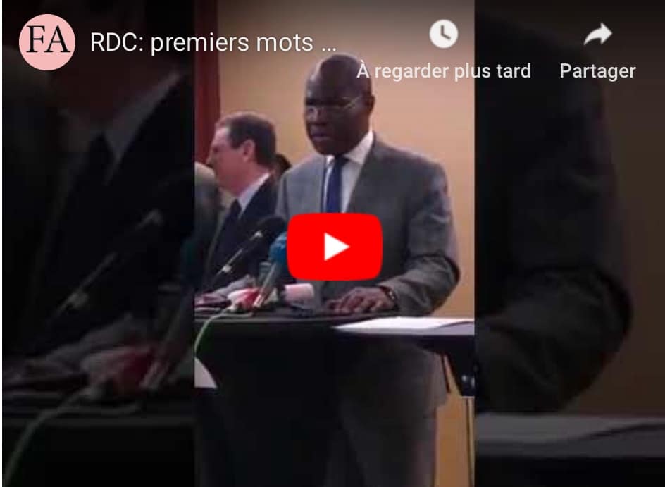 RDC: premiers mots du candidat de l’opposition