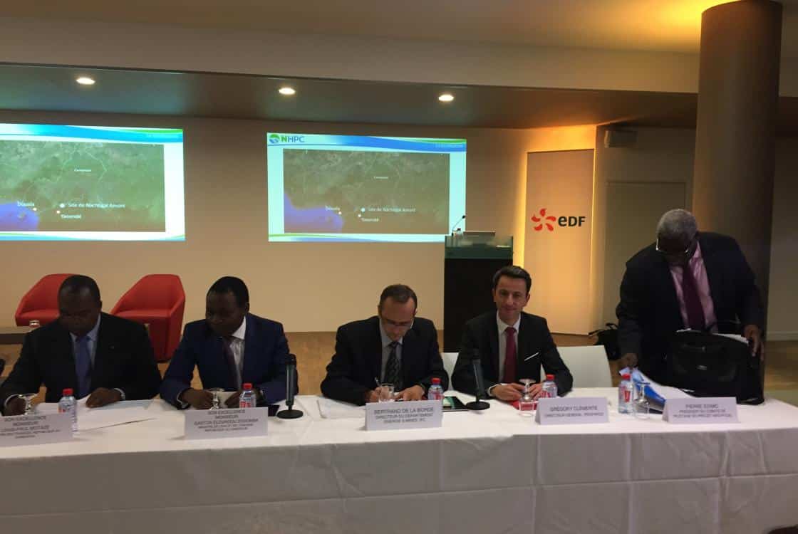 Cameroun : le Groupe AFD signe un financement de 150 millions d&rsquo;euros pour la construction de la centrale hydroélectrique de Nachtigal