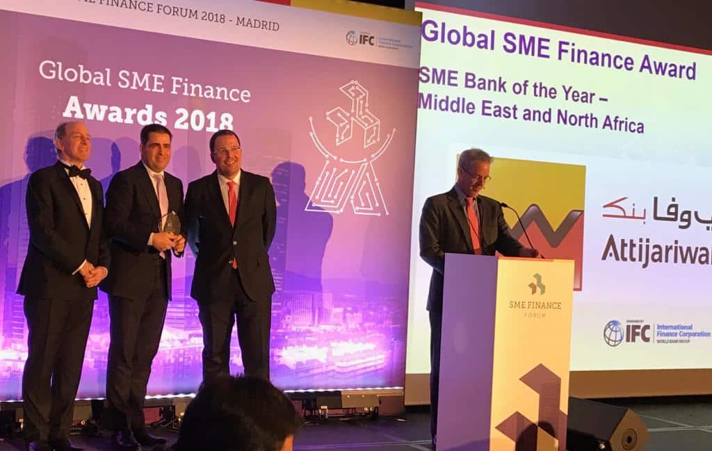 Attijariwafa bank meilleure banque de la TPME dans la région MENA