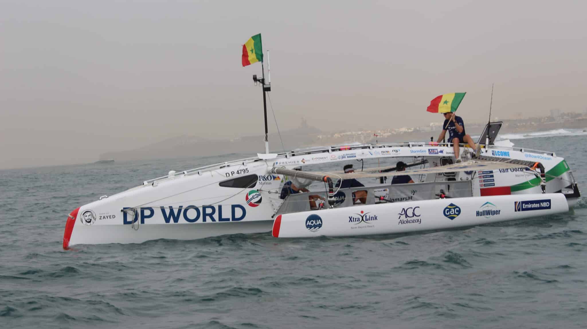 Sénégal : départ  du trimaran RoW4Ocean