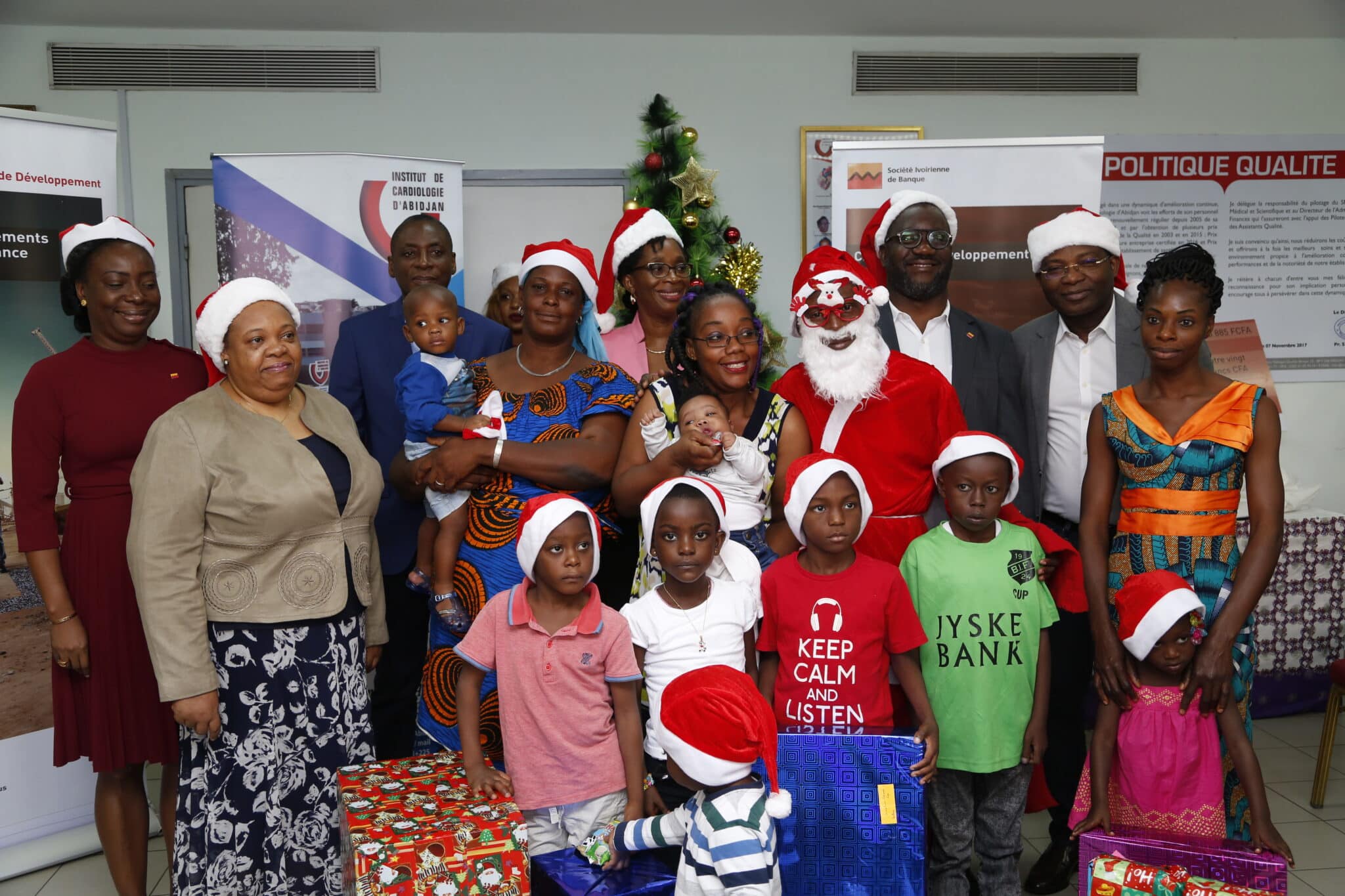 Côte d’Ivoire : la SIB fête la Noël avec les enfants malades du cœur
