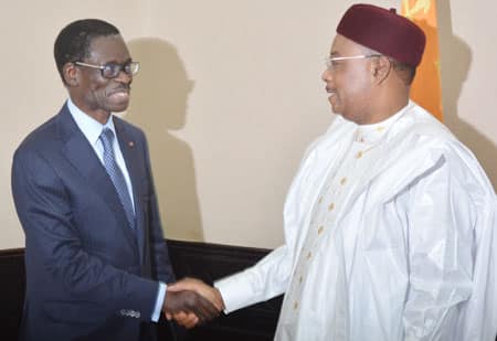 Niger : rencontre entre Christian Adovelande et Mahamadou Issoufou