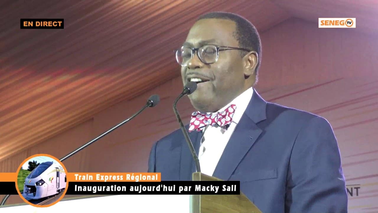 Discours du Président de la Banque africaine de développement à la cérémonie de réception du Train Express Régional (Dakar, Sénégal, le 14 janvier 2019)