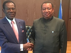 Du beau monde au 7 ème sommet africain du pétrole (OPPA) en Guinée Equatoriale