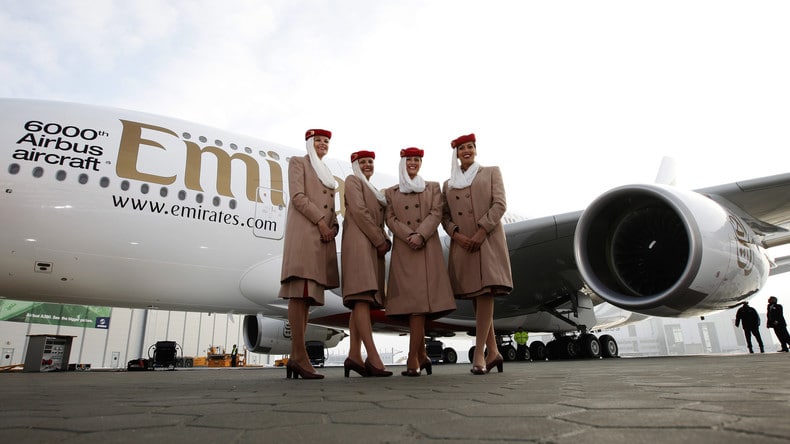 Emirates Airline pique du nez