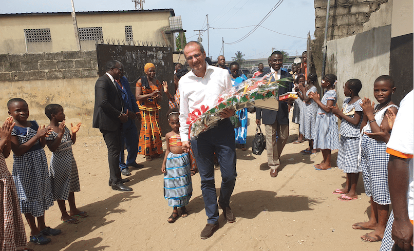Côte d&rsquo;Ivoire/  LafargeHolcim connecte près de  2000 élèves à  internet
