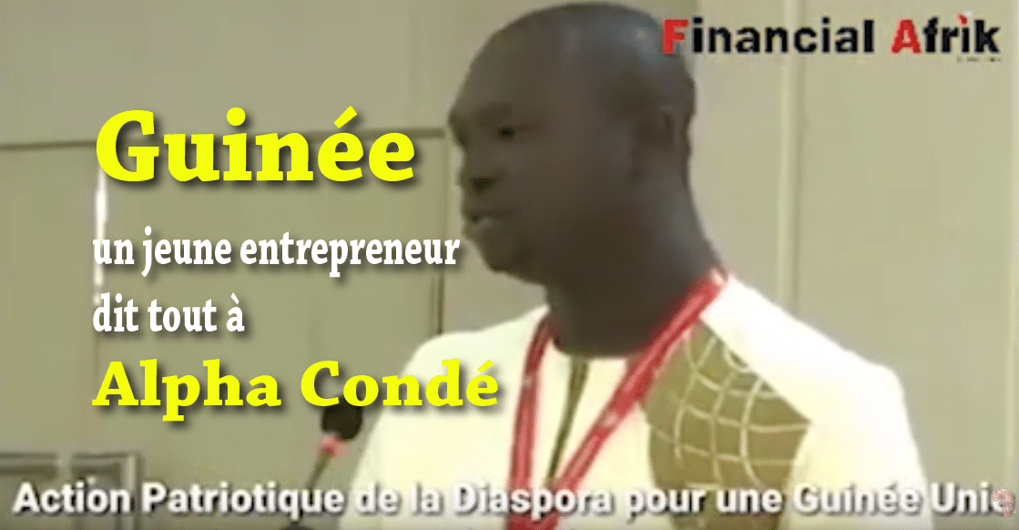 Guinée : un jeune entrepreneur dit tout à Alpha Condé
