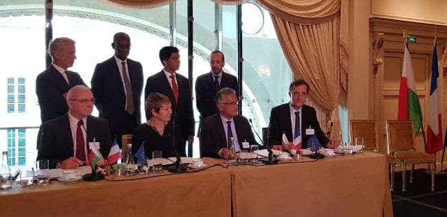 Signature d’un accord cadre pour la centrale de Sahofika lors d’une visite officielle en France du Président de la République Andry Rajoelina