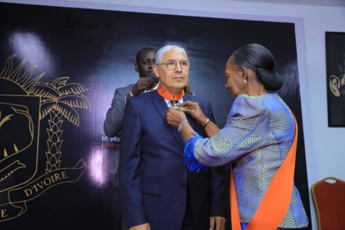 Le PDG d’Attijariwafa bank,  Commandeur de l’Ordre National de Côte d’Ivoire