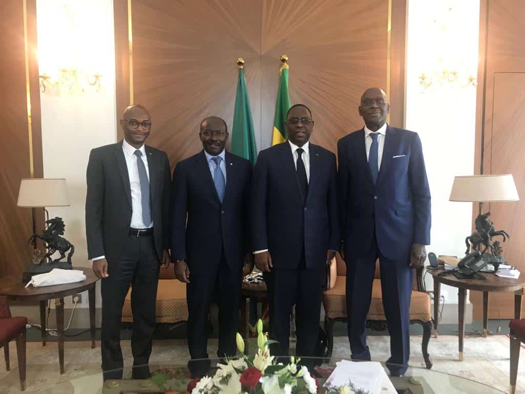 Visite du Président Directeur Général du Groupe BGFIBank au Sénégal et rencontre avec le Chef de l’Etat, Macky SALL