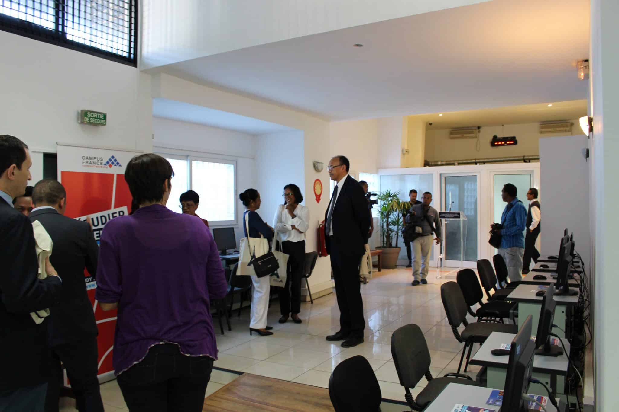 Inauguration des nouveaux locaux de Campus France