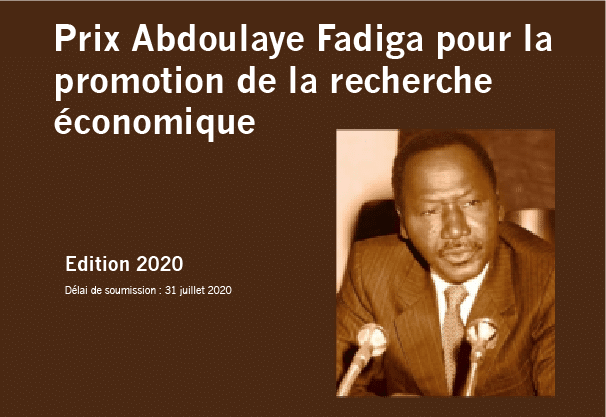 PRIX ABDOULAYE FADIGA POUR LA PROMOTION DE LA RECHERCHE ECONOMIQUE
