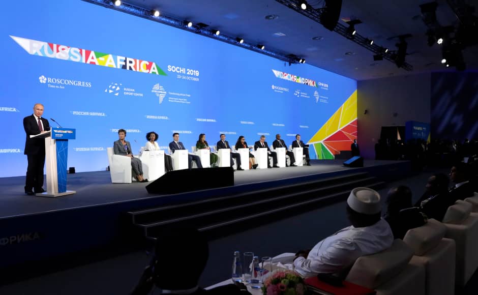 À Sotchi, la Russie veut  libérer le potentiel du commerce en  Afrique