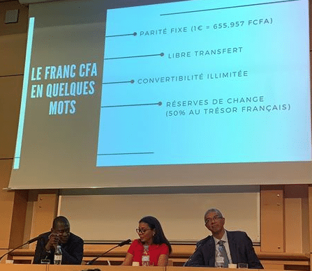 Franc CFA: Zinsou hué, Nubukpo applaudi